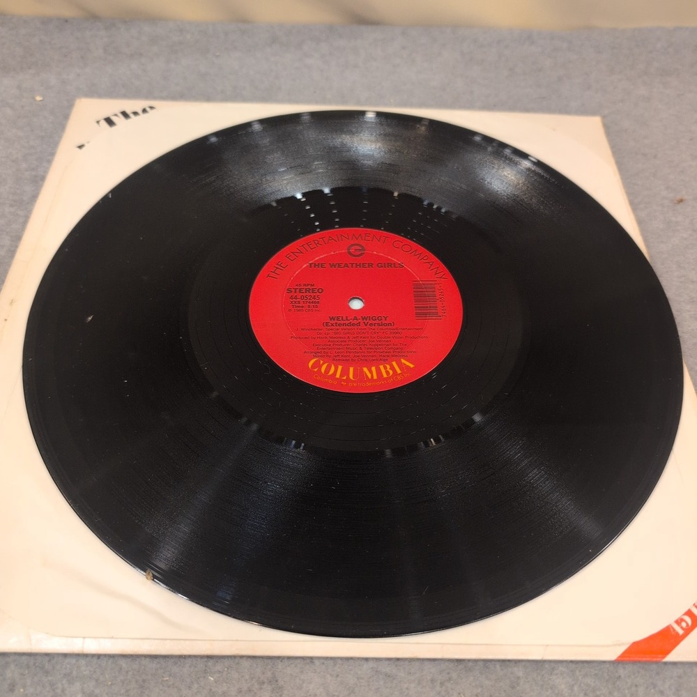 The Weather Girls Well-A-Wiggy 12" Vinyl Single 45 RPM Columbia 44-05245 1985 - Picture 3 of 6